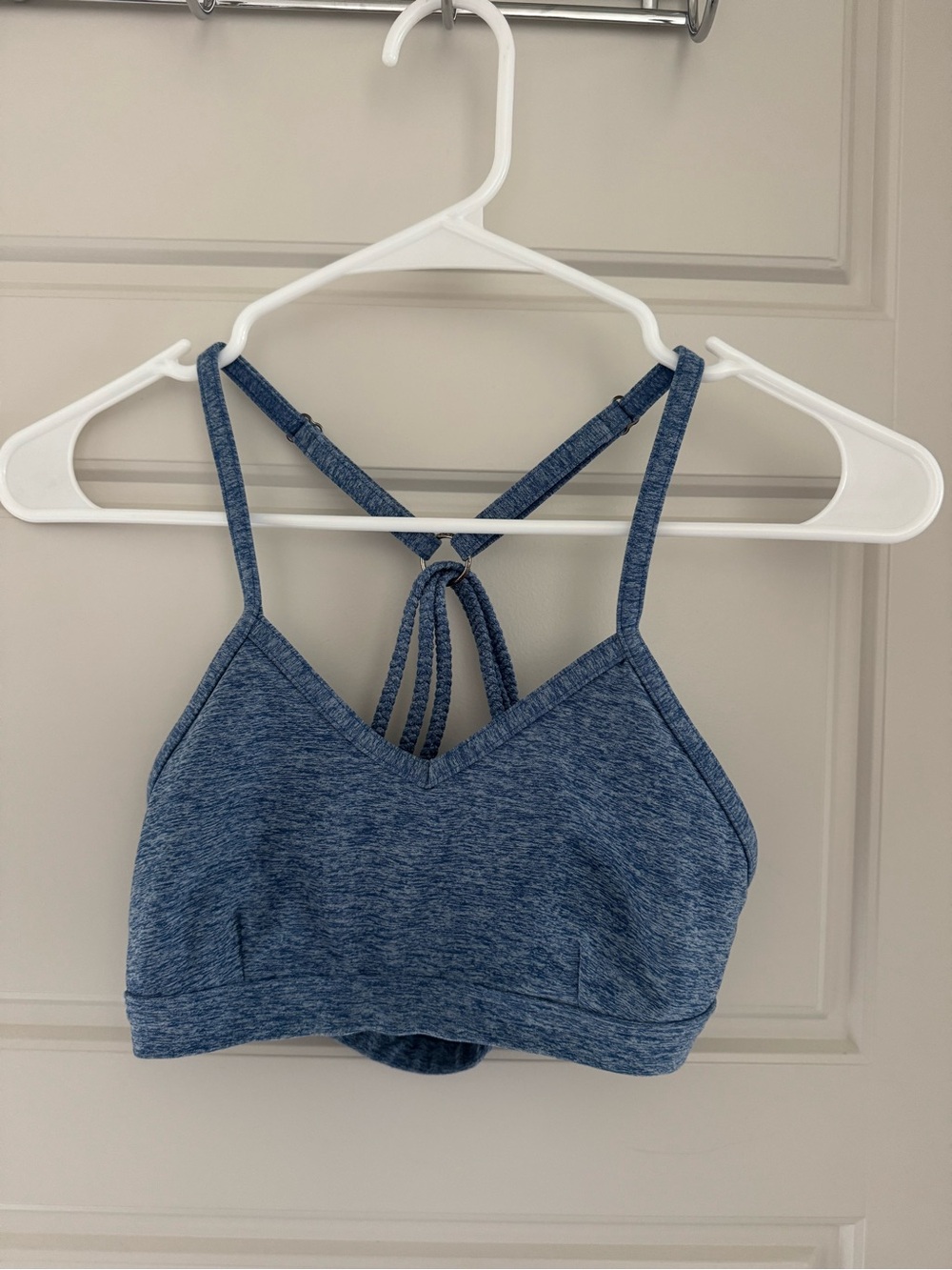 Bombshell Sportswear Blue Strappy Sports Bra